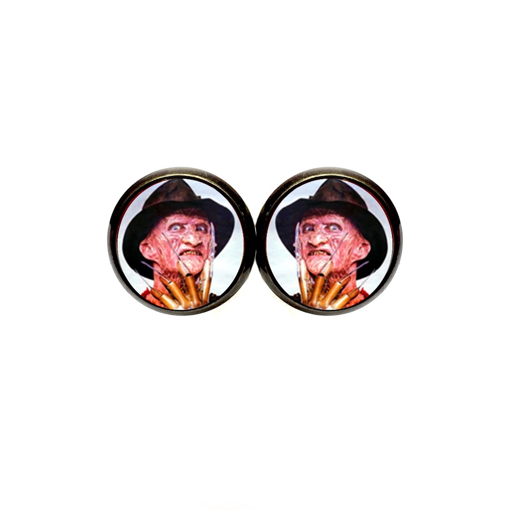 Freddy Krueger Earrings - Halloween, Horror